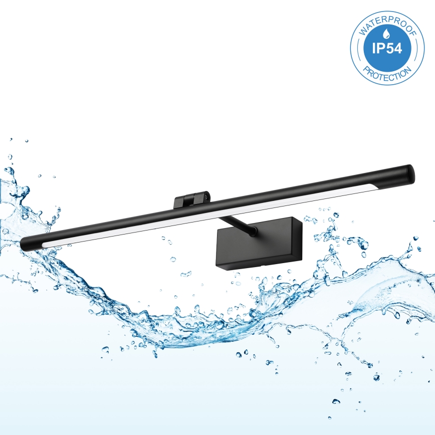 LED-spejlbelysning til badeværelset MIRROR LED/8W/230V 4000K IP44 60 cm sort