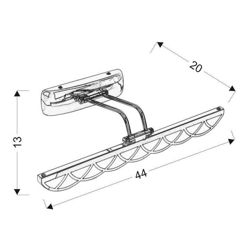LED spejllampe MOVE LED/6W/230V
