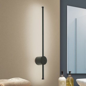 LED spejllampe til badeværelse FERDINAND LED/12W/230V IP54 sort