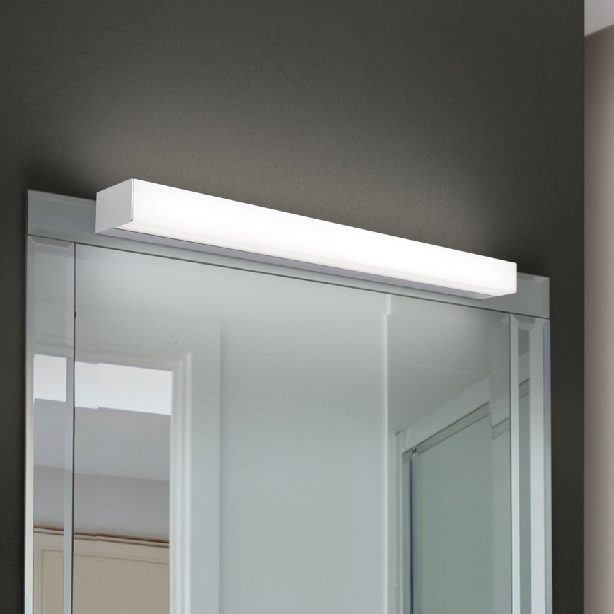 LED spejllampe til badeværelse HORIZON LED/12W/230V 3000/4000K 60 cm IP44 sølvfarvet