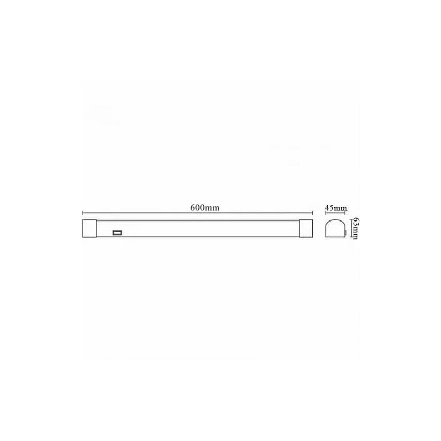 LED spejllampe til badeværelse LED/15W/230V 4000K IP44