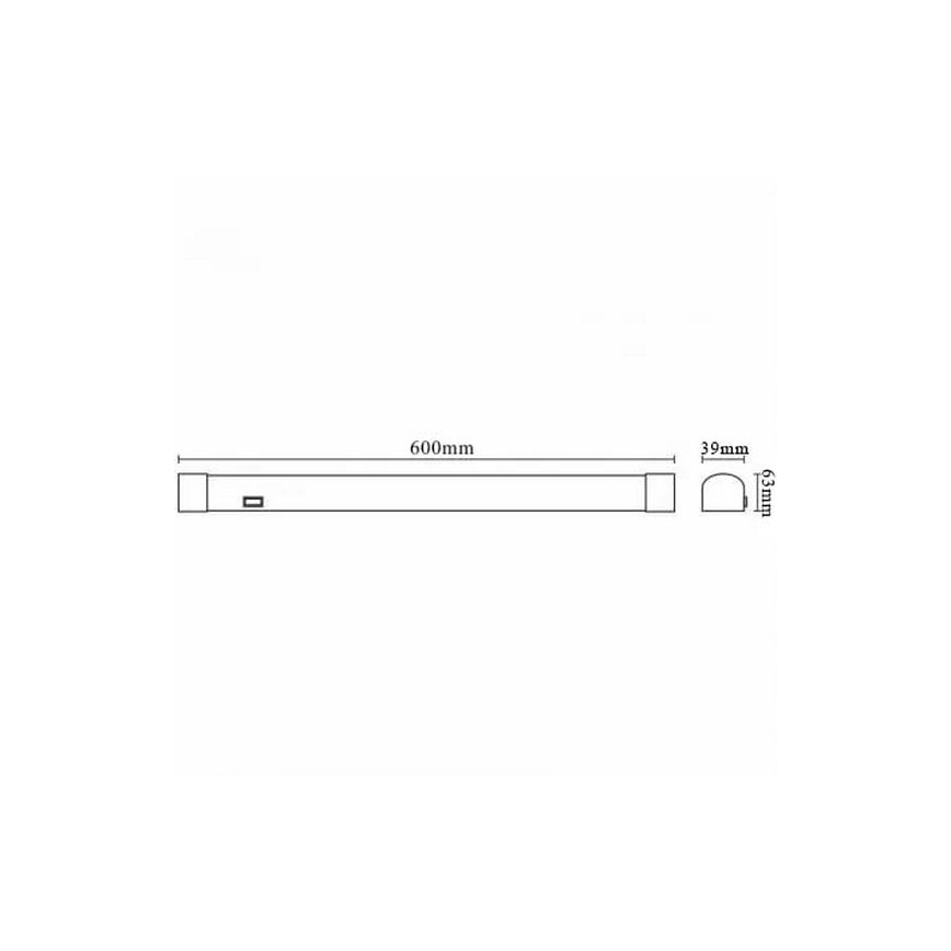 LED spejllampe til badeværelse LED/15W/230V 4000K IP44