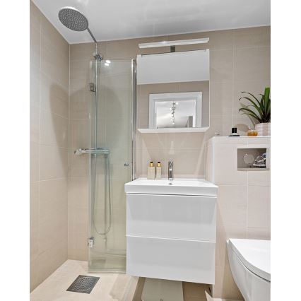 LED spejllampe til badeværelse LED/8W/230V 4000K 50 cm IP44 skinnende krom
