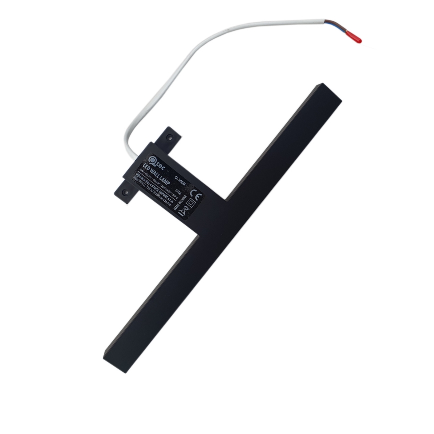 LED spejllampe til badeværelse LED/8W/230V 4000K 50 cm IP44 sort