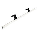 LED spejllampe til badeværelse MIRROR LED/12W/230V 80 cm IP44 sort