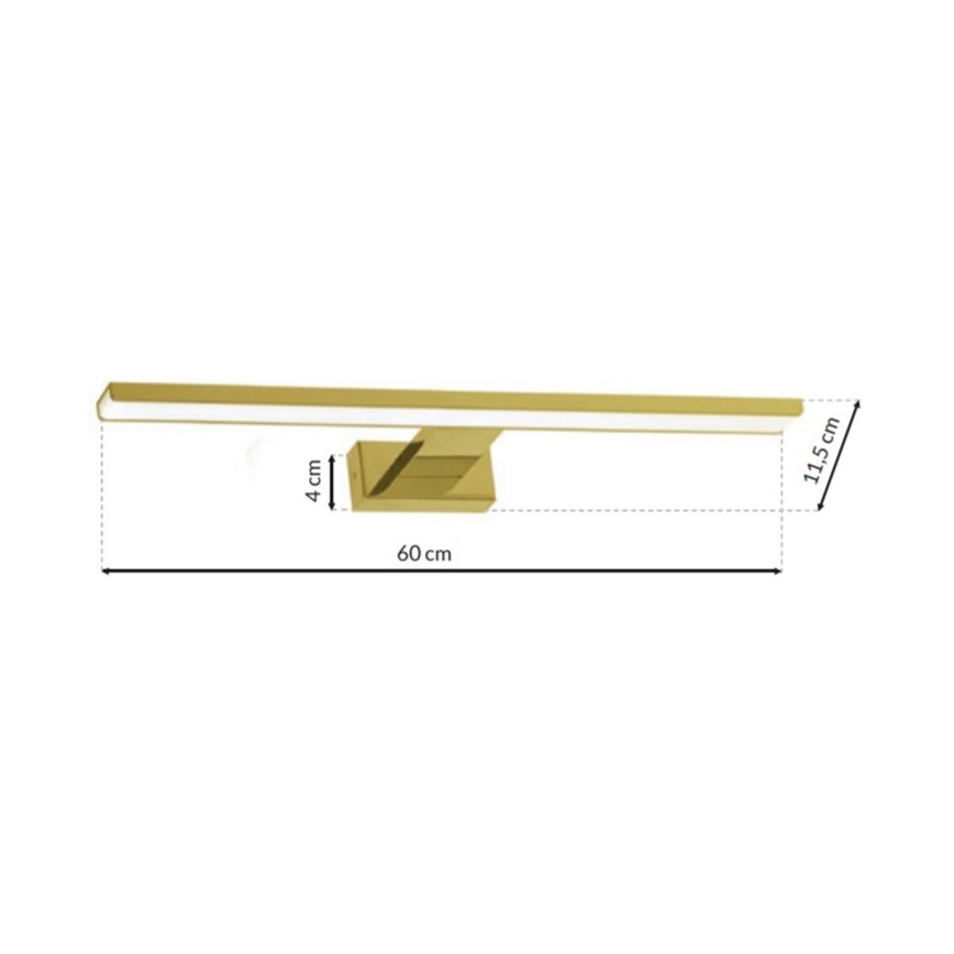 LED spejllampe til badeværelse SHINE LED/13,8W/230V IP44