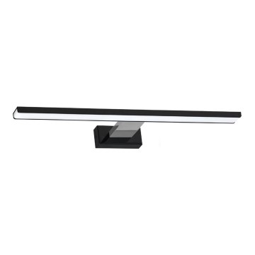LED spejllampe til badeværelse SHINE LED/13,8W/230V IP44 sort/skinnende krom