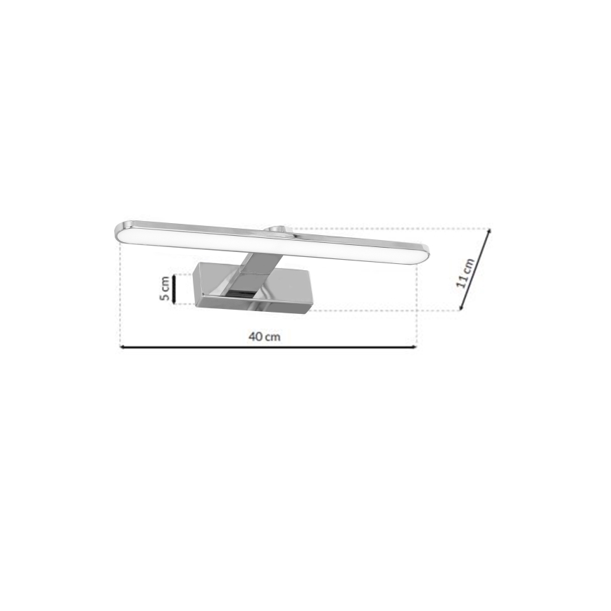LED spejllampe til badeværelse SPLASH LED/8W/230V IP44