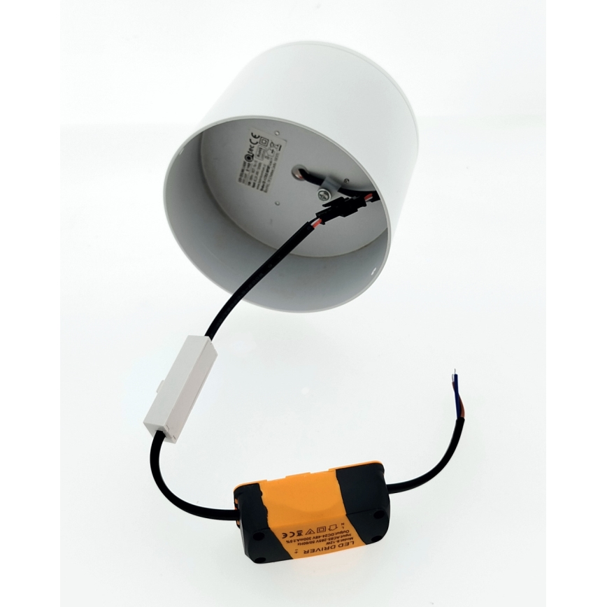 LED-spot LED/10W/230V 3000/4000/6400K Ø 12 cm hvid