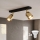 LED-spot TOP 2xGU10/10W/230V sort/guld