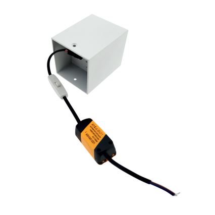 LED-spotarmatur 5 W/230 V 3000/4000/6400 K 7,5 x 7,5 cm hvid