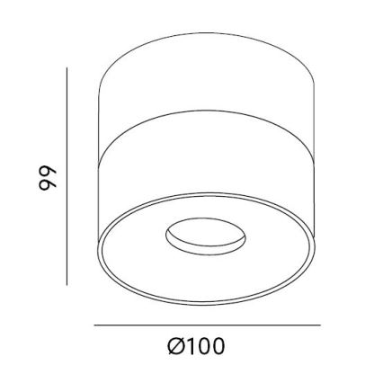 LED spotlampe dæmpbar LAHTI LED/10,5W/230V 3000K CRI 90 hvid