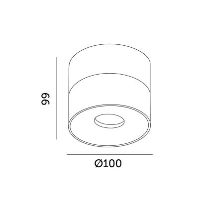LED spotlampe dæmpbar LAHTI LED/13,5W/230V 3000K CRI 90 hvid