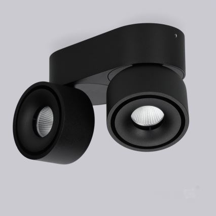 LED spotlampe dæmpbar LAHTI MINI 2xLED/9W/230V 3000K CRI 90 sort