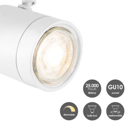 LED spotlampe dæmpbar MANU 1xGU10/5,8W/230V hvid