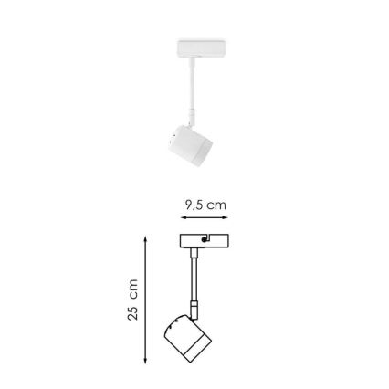 LED spotlampe dæmpbar MANU 1xGU10/5,8W/230V hvid