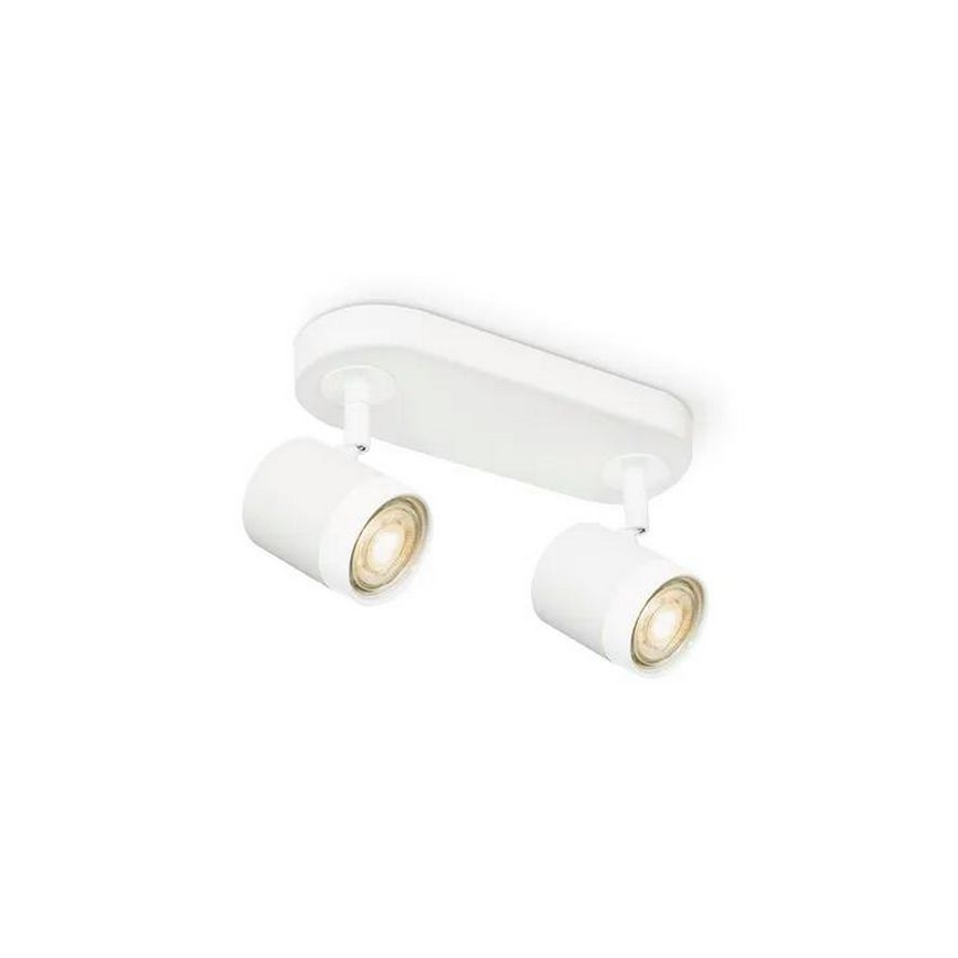 LED spotlampe dæmpbar MANU 2xGU10/5,8W/230V hvid