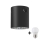 LED spotlampe GEORGE 1xE27/6W/230V diameter 11 cm sort