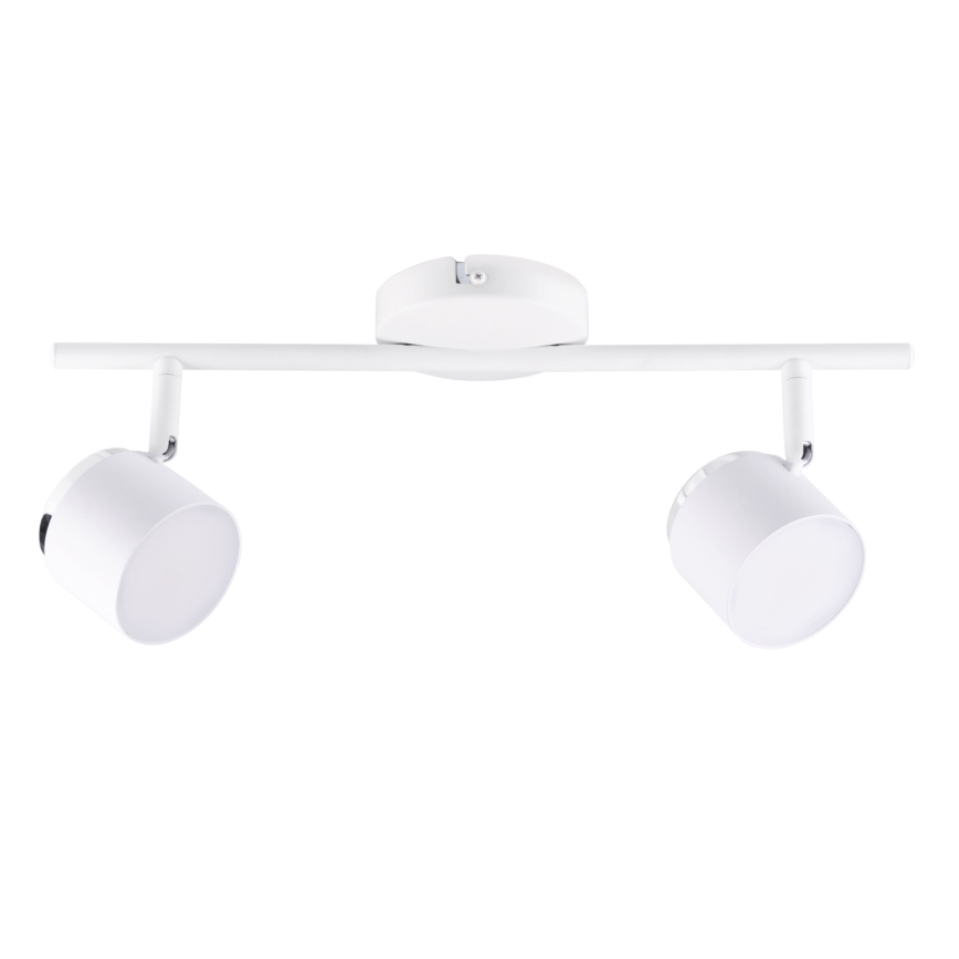 LED spotlampe KUBIK 2xLED/4,2W/230V hvid