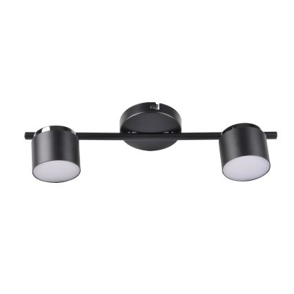 LED spotlampe KUBIK 2xLED/4,2W/230V sort