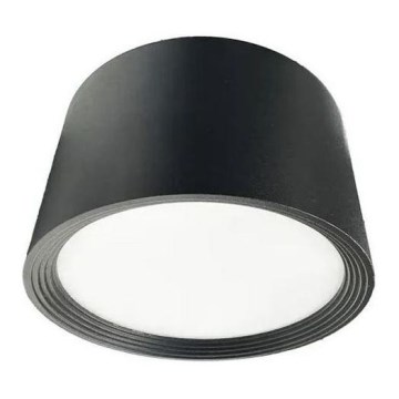 LED spotlampe LED/12W/230V 4000K diameter 10 cm sort