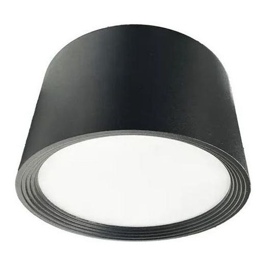 LED spotlampe LED/12W/230V 4000K diameter 10 cm sort