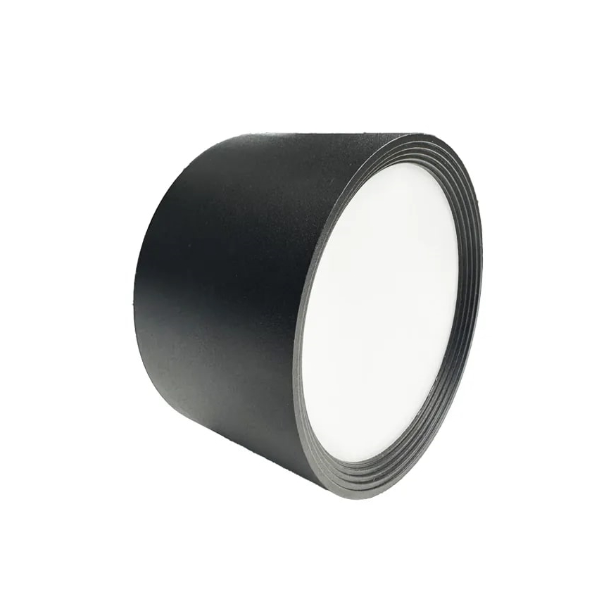 LED spotlampe LED/14W/230V 4000K diameter 12 cm sort