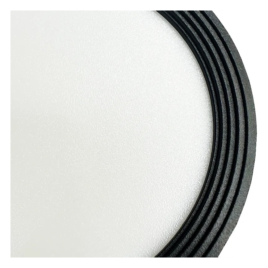 LED spotlampe LED/14W/230V 4000K diameter 12 cm sort