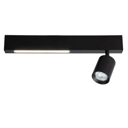 LED spotlampe MAGNET LED/5W/230V + 1xGU10/60W 3000/4000K sort