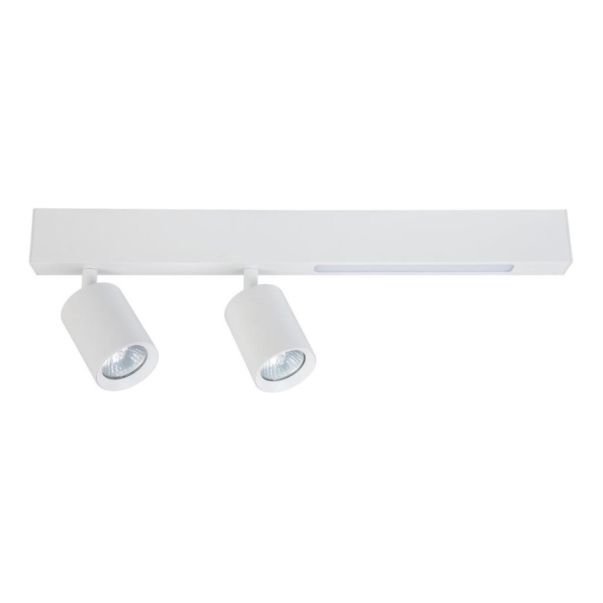LED spotlampe MAGNET LED/5W/230V + 2xGU10/60W 3000/4000K hvid
