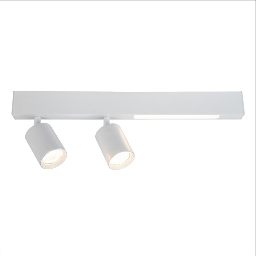 LED spotlampe MAGNET LED/5W/230V + 2xGU10/60W 3000/4000K hvid