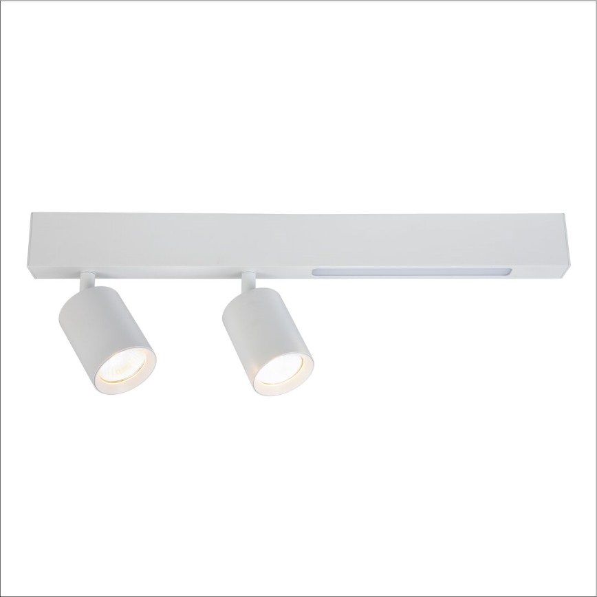 LED spotlampe MAGNET LED/5W/230V + 2xGU10/60W 3000/4000K hvid