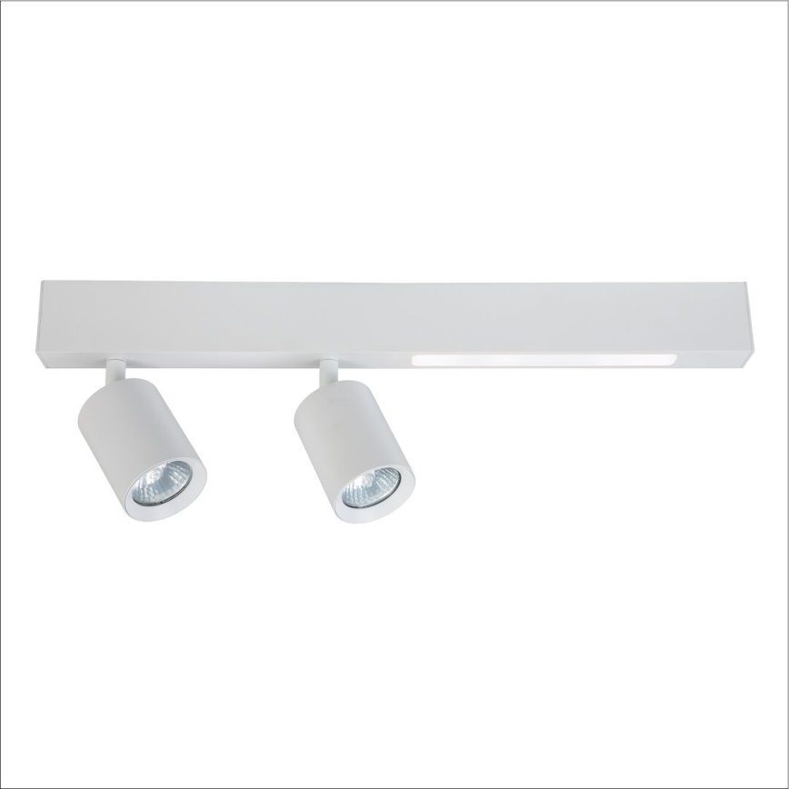LED spotlampe MAGNET LED/5W/230V + 2xGU10/60W 3000/4000K hvid
