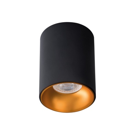 LED Spotlampe RITI 1xGU10/10W/230V sort/guldfarvet