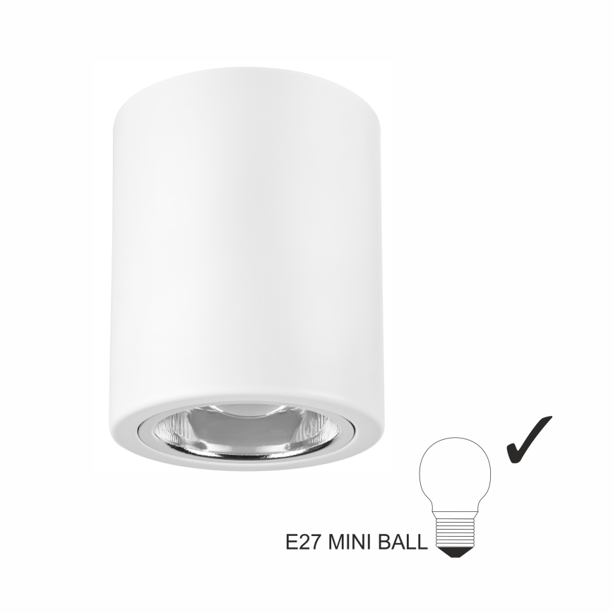 LED spotlampe TACO 1xE27/15W/230V hvid