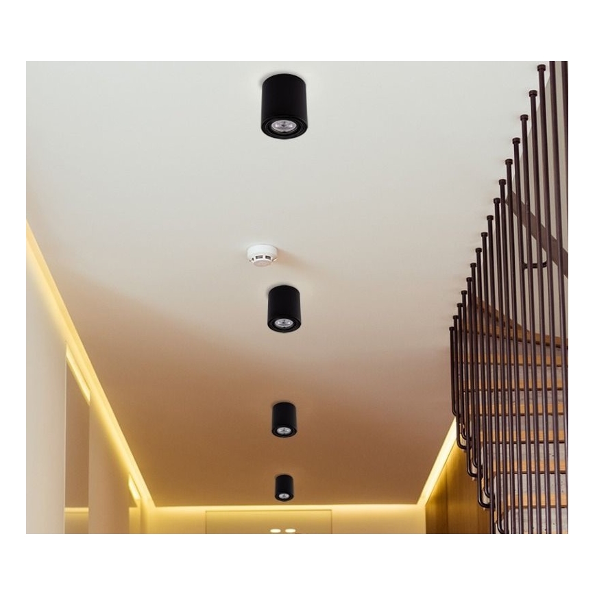 LED spotlampe TUBA 1xGU10/5W/230V 4000K sort