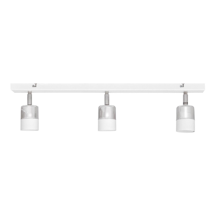 LED spotlampe TUBSSON 3xGU10/4,8W/230V hvid/skinnende krom