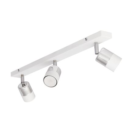 LED spotlampe TUBSSON 3xGU10/4,8W/230V hvid/skinnende krom