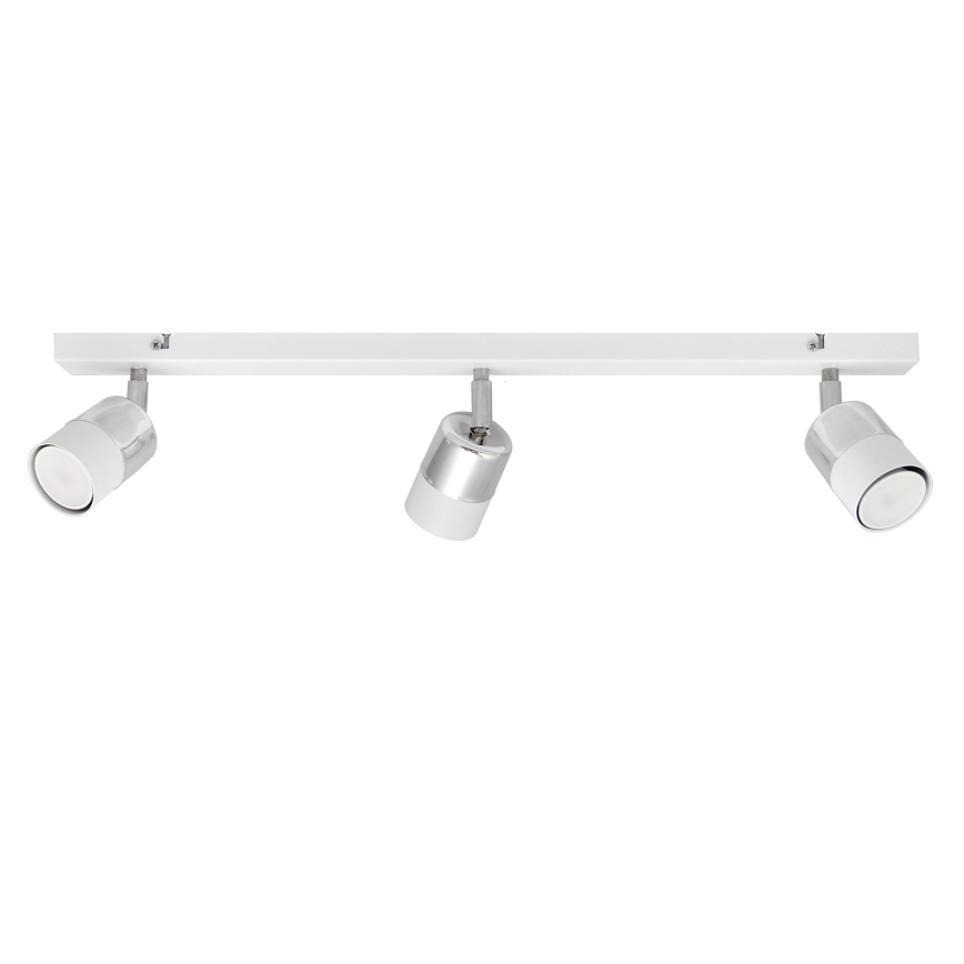 LED spotlampe TUBSSON 3xGU10/4,8W/230V hvid/skinnende krom
