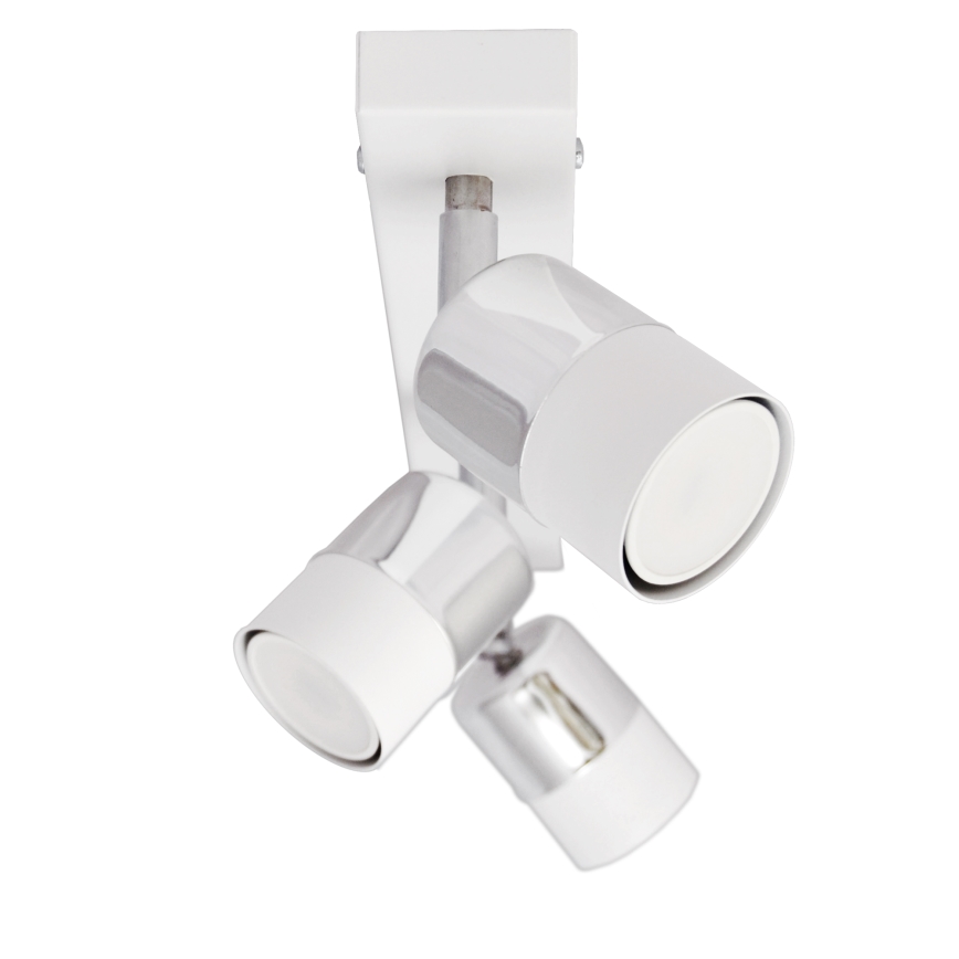 LED spotlampe TUBSSON 3xGU10/4,8W/230V hvid/skinnende krom