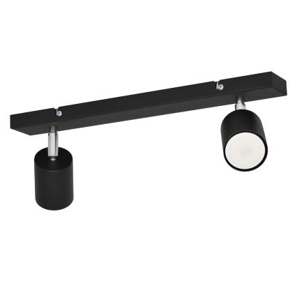 LED spotlampe TUNE 2xGU10/4,8W/230V sort