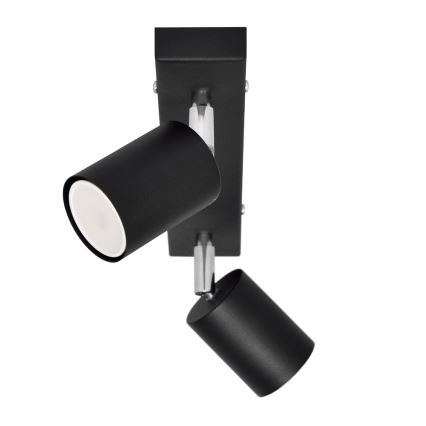 LED spotlampe TUNE 2xGU10/4,8W/230V sort