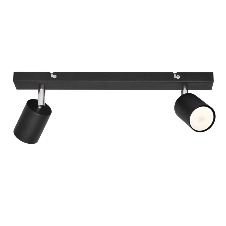 LED spotlampe TUNE 2xGU10/4,8W/230V sort