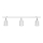 LED spotlampe TUNE 3xGU10/4,8W/230V mat krom/hvid