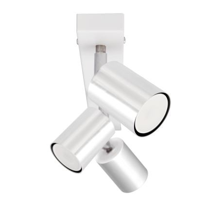 LED spotlampe TUNE 3xGU10/4,8W/230V mat krom/hvid