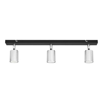 LED spotlampe TUNE 3xGU10/4,8W/230V mat krom/sort