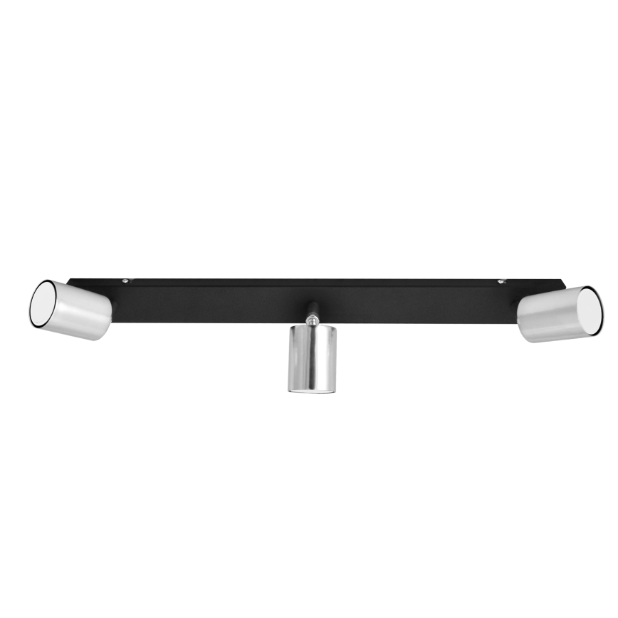 LED spotlampe TUNE 3xGU10/4,8W/230V mat krom/sort