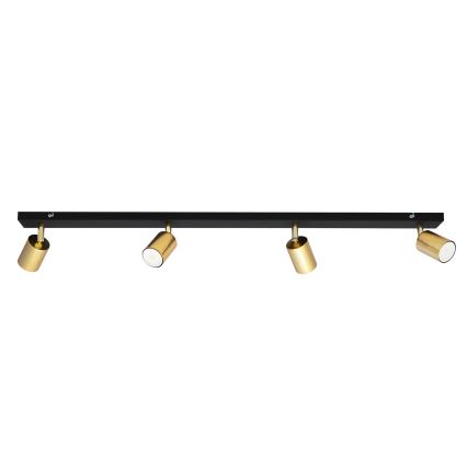LED Spotlampe TUNE 4xGU10/4,8W/230V gylden/sort