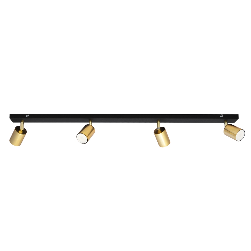 LED Spotlampe TUNE 4xGU10/4,8W/230V gylden/sort