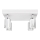 LED spotlampe TUNE 4xGU10/4,8W/230V mat krom/hvid